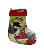 NWT Dr. Seuss The GRINCH 15&quot; Christmas Stocking RUZ - $5.90