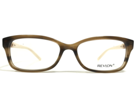 Revlon Eyeglasses Frames RV5037 230 CAPPUCCINO Brown Horn Ivory 52-15-135 - £43.94 GBP