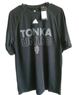 Boys T Shirt Size S. Adidas Climalite T Black with print on it, Tonka Un... - £11.67 GBP
