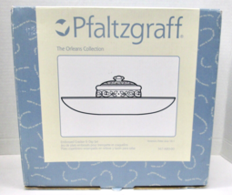 Vintage Pfaltzgraff Orleans Chip And Dip Bowl W/Lid &amp; Original Box - £22.35 GBP