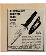 1981 Legionnaires Survival Boot Knives Advertisement Outdoor Supply Vint... - $363.77 MXN