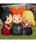 Disney Hocus Pocus Sanderson Sisters Halloween Inflatable 5 ft Tombstone... - $177.44 CAD
