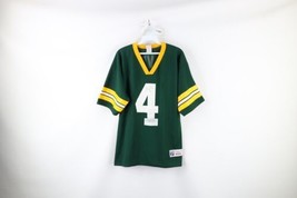 Vtg 90s Mens Medium Distressed Brett Favre Green Bay Packers Football Jersey USA - £46.89 GBP
