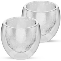 Elle Decor Double Walled Espresso Glasses, Set of 2 Espresso Cups, 2-Oun... - $46.99