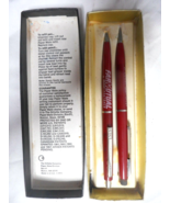 Paper Mate 1979 Double Heart Slim Grip Pen/Pencil GRINELLE IA Farm Mutua... - £19.15 GBP