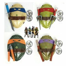 TMNT Teenage Mutant Ninja Turtles Costume Shell &amp; Weapon set toy - £25.57 GBP