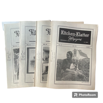 Kitchen Klatter Magazine 1970s Lot of 4 Recipes Local Stories Old Photos - £4.58 GBP