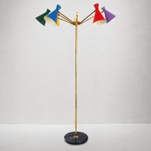 Mid-Century Design Italian Brass Floor Light Customized Fb. Decor corner-
sho... - £662.32 GBP