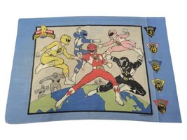 Mighty Morphin Power Rangers Pillowcase Standard VINTAGE 1994 Saban Hero... - $7.91