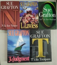 Lot Of 5 Hardback Sue Grafton L is For Lawless Outlaw Noose Trespass Judgement - £19.78 GBP