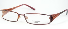 Tony Morgan M1055 C1 Bordeaux /ORANGE Eyeglasses Glasses Frame 52-18-135 (Notes) - £23.36 GBP