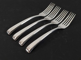 Sambonet IMAGINE 4 Salad Forks 7 1/4&quot; Silverplate on 18/10 Stainless - $98.99
