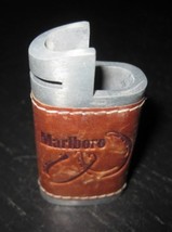 Malboro Cigarettes Art Deco Horse Shoes Heavy Metal Block Lighter Case Holder - £11.87 GBP