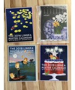 Lot 2015 2016 2018 2019 Linnea Poster Calendar art Joanna Riley (missing... - $38.61