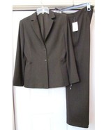 SPORT COLLECTION MONTREAL CANADA 2-PC BROWN SUIT Jacket Pants Size 8 - £26.62 GBP