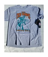 NFL Miami Dolphins Shirt Men&#39;s XLarge Grey Star Wars YODA New Size XL - £18.93 GBP