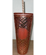 Starbucks Holiday 2021 Iridescent Rose Gold Pink Jeweled Tumbler Cup Ven... - $38.14 CAD
