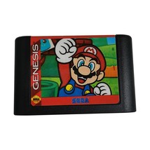 Super Mario Bros. 2 For SEGA Genesis &amp; Mega Drive (SMB1) - 16 Bit Game Cartridge - £22.52 GBP