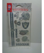 NFL Oakland Raiders temporary tattoos 1 sheet - $5.94