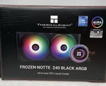 Thermalright Frozen Notte 240 Black ARGB Water Cooling CPU Cooler - $37.05