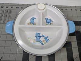 Excello Divided Dish Boy Blue Warming - $14.95