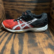 Asics GEL Rocket Mens Red Black Volleyball Court Shoes 1071A030 Size 10.5 - $745.41 MXN