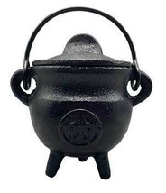4" Pentagram cast iron cauldron - $1,419.97 MXN