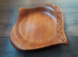 Decorative Armenian Beech Carved Fig Bowl-Dish Handmade Fig Bowl, Decorative Fig - £69.73 GBP