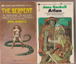 The Serpent &amp; Atlan 1968/70 1st American Ed. #s 1 &amp; 2 of Cija fantasy se... - $14.00