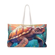 Weekender Bag, Turtle, Large Weekender Bag, Beach Bag - £39.07 GBP