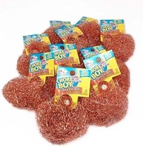 10 Chore Boy Copper Scrubber Scouring Pad 100% Pure Copper New Steel Wool by Cle - £19.97 GBP