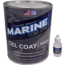 Marine Coat One, Clear Gelcoat Repair Kit For Boat, Clear Without Wax, 1... - £86.49 GBP