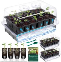 Self-Watering Seed Starter Trays for 72 Cells - Complete Modern Greenhou... - $72.22