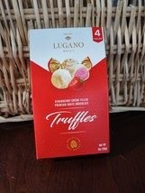 Lugano Brazil Strawberry Creme Filled Truffles - £10.16 GBP