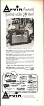 1963 Print Ad Arvin 8 TRANSISTER  Radios Made in Columbus,Indiana - £19.27 GBP