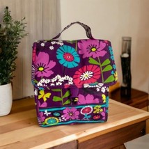 Vera Bradley Signature Cotton LUNCH BUNCH Insulate Tote Bag Purple Punch Retired - £18.77 GBP