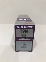 2 LOT Wella Color Perfect Permanent Hair Creme Gel TONER 2oz - # T9N Pale Blonde - £7.65 GBP