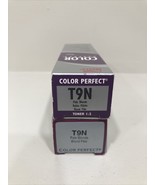 2 LOT Wella Color Perfect Permanent Hair Creme Gel TONER 2oz - # T9N Pal... - £7.66 GBP