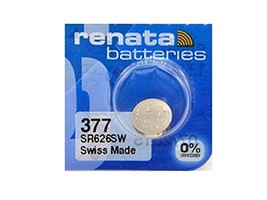 Renata 377 SR626SW Batteries - 1.55V Silver Oxide 377 Watch Battery (100 Count) - £4.54 GBP+