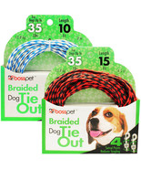 Braided Poly Rope Dog Tie Out Strong Lightweight Teather Holds 35lbs Cho... - £11.57 GBP+