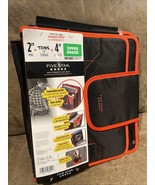FIVE STAR 1100 Sheet Capacity ZIPPER BINDER 2&quot; Ring 4&quot; Capacity Black &amp; ... - $617.14 MXN
