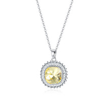 Style Simple Graceful High-Grade Zircon Necklace Women&#39;s Light Luxury Pe... - £9.57 GBP