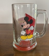 Vintage Disneyland Resort Mickey Mouse Collectible Glass Mug - $13.30