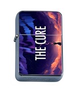 Cure Flip Top Oil Lighter Em1 Smoking Cigarette Silver Case Included - $8.95