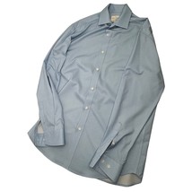 Con.Struct Slim Fit Men Dress Shirt Performance Stretch Blue 14-14.5 32/... - $19.77