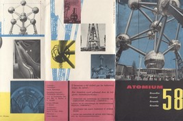 World&#39;s Fair Brussels Belgium 1958 Atomium Atomic Nuclear Atom memorabilia - £23.56 GBP