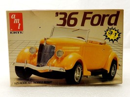 1936 Ford 1:25 Scale Plastic Model, 3 Options in 1, 1978 AMT/Ertl #6591, M-4 - $34.25
