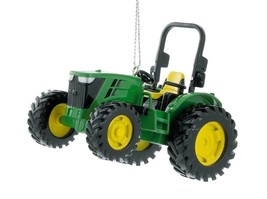 Kurt Adler John Deere Tractor Christmas Holiday Ornament 4x3&quot; - $9.98