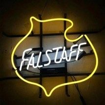 Falstaff Neon Sign 14&quot;x10&quot; Beer Bar Light Artwork Man Cave Gift - £66.36 GBP
