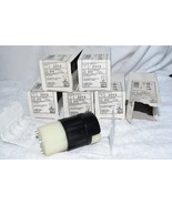 Lot 6 New Leviton 2313 Locking Connector 20A 125V 3-Pole 3-Wire Groundin... - $62.23 CAD